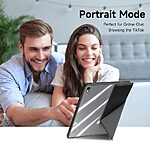 Θήκη Samsung Galaxy Tab S11 - DUX DUCIS Magi Series - Flip Θήκη από Συνθετικό Δέρμα (PU) με TPU - Μαύρο - Stand - Εικόνα 7