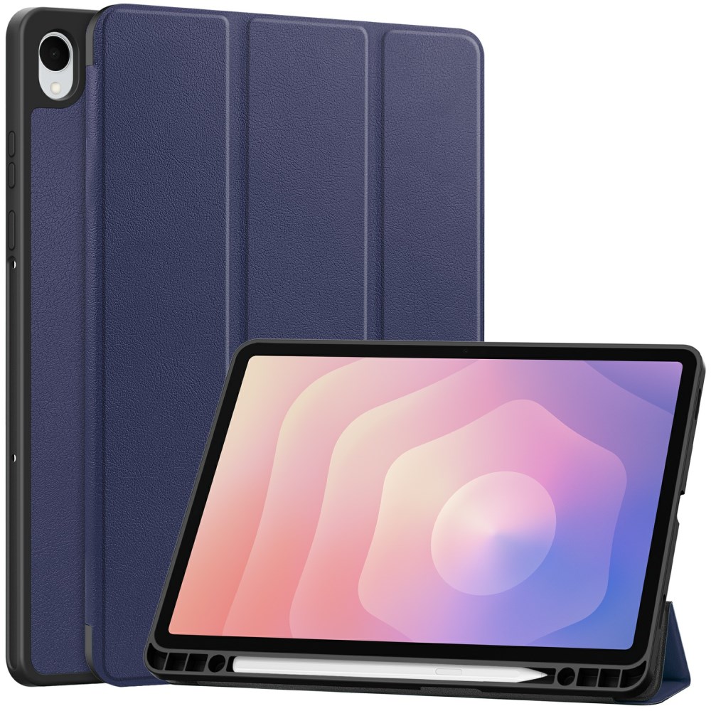 Θήκη Samsung Galaxy Tab S11 - OEM - Flip Θήκη από Συνθετικό Δέρμα (PU) με TPU - Μπλε - Stand Θήκη Samsung Galaxy Tab S11 - OEM - Flip Θήκη από Συνθετικό Δέρμα (PU) με TPU - Μπλε - Stand
