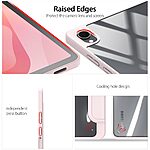 Θήκη Samsung Galaxy Tab S11 - DUX DUCIS TOBY Series - Flip Θήκη από Συνθετικό Δέρμα (PU) με TPU - Ροζ - Auto Sleep/Stand - Εικόνα 7