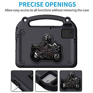 ΘΗΚΕΣ ΚΙΝΗΤΩΝ ΑΞΕΣΟΥΑΡ LG G3 38 Θήκη Samsung Galaxy Tab S11 / S10 FE / S9 FE / S9 / S8 / S7 / Xiaomi Pad 6 / Redmi Pad 2 / Redmi Pad SE / Lenovo Tab M11 / Huawei MatePad SE 11 - OEM - Πλάτη EVA - Μαύρο - Stand - Εικόνα 2