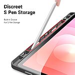 Θήκη Samsung Galaxy Tab S11 - DUX DUCIS Magi Series - Flip Θήκη από Συνθετικό Δέρμα (PU) με TPU - Γκρι - Stand - Εικόνα 10