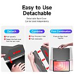 Θήκη Samsung Galaxy Tab S11 - DUX DUCIS Magi Series - Flip Θήκη από Συνθετικό Δέρμα (PU) με TPU - Γκρι - Stand - Εικόνα 6