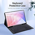 Θήκη Samsung Galaxy Tab S11 Ultra - DUX DUCIS TK Series - Πλάτη από Συνθετικό Δέρμα (PU) - Μαύρο - Πληκτρολόγιο/Touchpad/Stand - Εικόνα 2