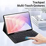 Θήκη Samsung Galaxy Tab S11 Ultra - DUX DUCIS TK Series - Πλάτη από Συνθετικό Δέρμα (PU) - Μαύρο - Πληκτρολόγιο/Touchpad/Stand - Εικόνα 6