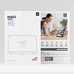 Θήκη Samsung Galaxy Tab S11 Ultra - DUX DUCIS Magi Series - Flip Θήκη από Συνθετικό Δέρμα (PU) με TPU - Ροζ - Stand - Εικόνα 4