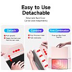 Θήκη Samsung Galaxy Tab S11 Ultra - DUX DUCIS Magi Series - Flip Θήκη από Συνθετικό Δέρμα (PU) με TPU - Ροζ - Stand - Εικόνα 6