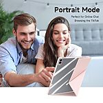 Θήκη Samsung Galaxy Tab S11 Ultra - DUX DUCIS Magi Series - Flip Θήκη από Συνθετικό Δέρμα (PU) με TPU - Ροζ - Stand - Εικόνα 7