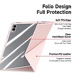 Θήκη Samsung Galaxy Tab S11 Ultra - DUX DUCIS Magi Series - Flip Θήκη από Συνθετικό Δέρμα (PU) με TPU - Ροζ - Stand - Εικόνα 9