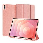 Θήκη Samsung Galaxy Tab S11 Ultra - DUX DUCIS Domo Series - Flip Θήκη από Συνθετικό Δέρμα (PU) με TPU - Ροζ - Stand