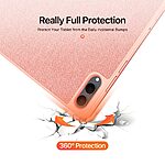 Θήκη Samsung Galaxy Tab S11 Ultra - DUX DUCIS Domo Series - Flip Θήκη από Συνθετικό Δέρμα (PU) με TPU - Ροζ - Stand - Εικόνα 9