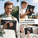 Θήκη Samsung Galaxy Tab S11 Ultra - OEM - Σκληρή Θήκη PC+TPU - Μαύρο - Stand - Εικόνα 10