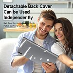 Θήκη Samsung Galaxy Tab S11 Ultra - DUX DUCIS Magi Series - Flip Θήκη από Συνθετικό Δέρμα (PU) με TPU - Γκρι - Stand - Εικόνα 2