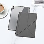 Θήκη Samsung Galaxy Tab S11 Ultra - DUX DUCIS Magi Series - Flip Θήκη από Συνθετικό Δέρμα (PU) με TPU - Γκρι - Stand - Εικόνα 3