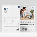 Θήκη Samsung Galaxy Tab S11 Ultra - DUX DUCIS Magi Series - Flip Θήκη από Συνθετικό Δέρμα (PU) με TPU - Γκρι - Stand - Εικόνα 4