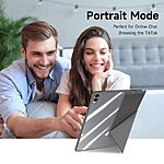 Θήκη Samsung Galaxy Tab S11 Ultra - DUX DUCIS Magi Series - Flip Θήκη από Συνθετικό Δέρμα (PU) με TPU - Γκρι - Stand - Εικόνα 7