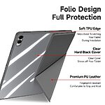 Θήκη Samsung Galaxy Tab S11 Ultra - DUX DUCIS Magi Series - Flip Θήκη από Συνθετικό Δέρμα (PU) με TPU - Γκρι - Stand - Εικόνα 9