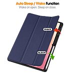Θήκη Samsung Galaxy Tab S11 Ultra - OEM - Flip Θήκη από Συνθετικό Δέρμα (PU) με TPU - Μπλε - Stand - Εικόνα 6