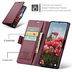 Θήκη Xiaomi 15T 5G - CASEME 023 - Flip Πορτοφόλι από Συνθετικό Δέρμα (PU) με TPU - Κόκκινο - RFID/Wallet/Stand - Εικόνα 5