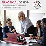 Θήκη Xiaomi 15T 5G - CASEME 023 - Flip Πορτοφόλι από Συνθετικό Δέρμα (PU) με TPU - Κόκκινο - RFID/Wallet/Stand - Εικόνα 6