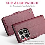 Θήκη Xiaomi 15T 5G - CASEME 023 - Flip Πορτοφόλι από Συνθετικό Δέρμα (PU) με TPU - Κόκκινο - RFID/Wallet/Stand - Εικόνα 8