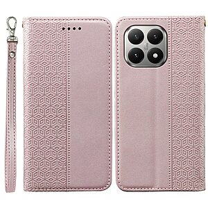 ΘΗΚΕΣ ΚΙΝΗΤΩΝ ΑΞΕΣΟΥΑΡ LG Q6 25 Θήκη Xiaomi 15T 5G - OEM - Flip Πορτοφόλι από Συνθετικό Δέρμα (PU) με TPU - Ροζ Χρυσό - Wallet/Stand/Λουράκι