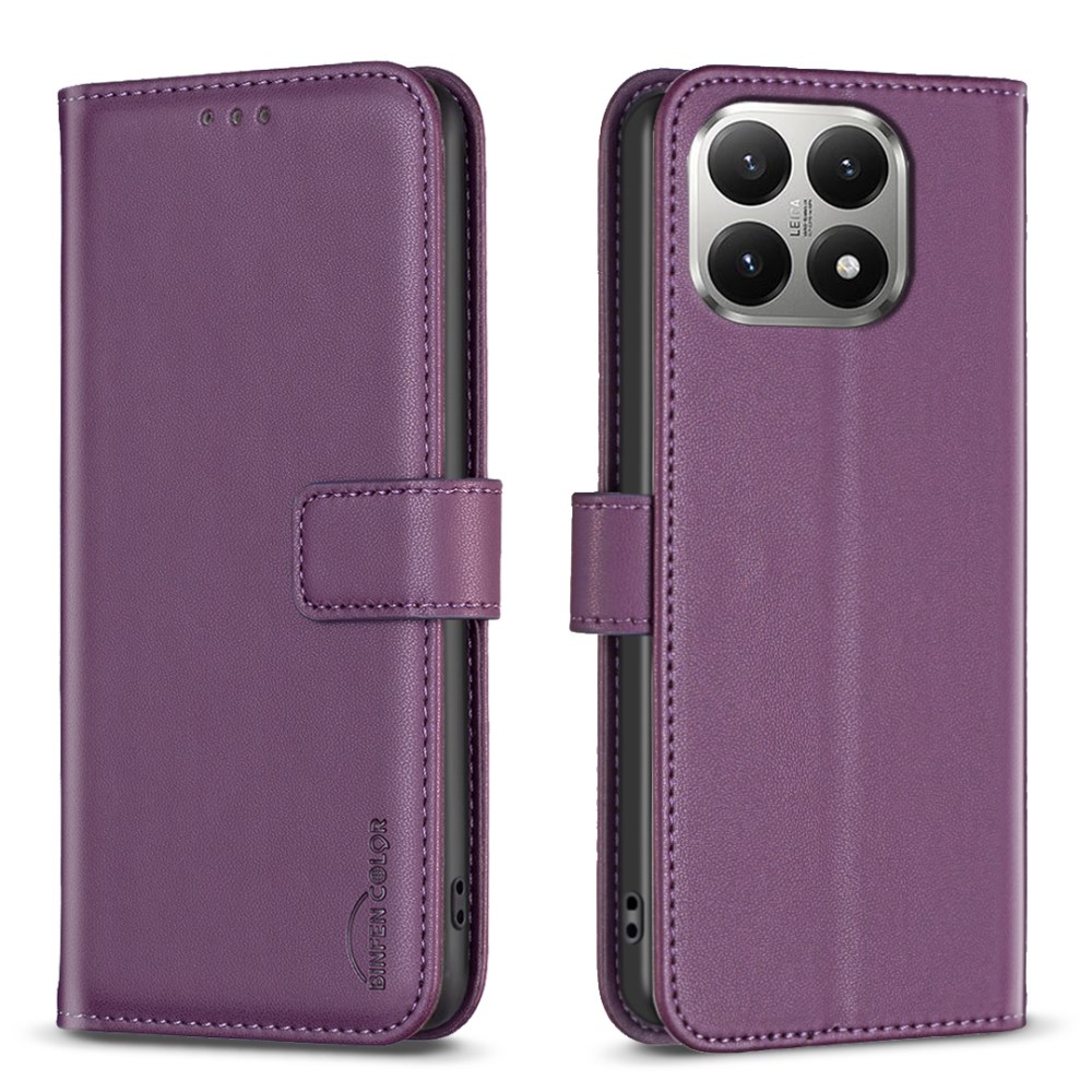 Θήκη Xiaomi 15T 5G - BINFEN COLOR BF17 - Flip Πορτοφόλι από Συνθετικό Δέρμα (PU) με TPU - μωβ σκούρο - Wallet/Stand Θήκη Xiaomi 15T 5G - BINFEN COLOR BF17 - Flip Πορτοφόλι από Συνθετικό Δέρμα (PU) με TPU - μωβ σκούρο - Wallet/Stand