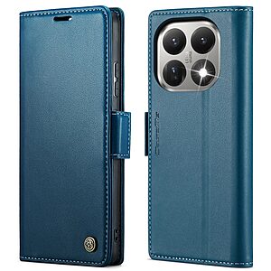 ΘΗΚΕΣ ΚΙΝΗΤΩΝ ΑΞΕΣΟΥΑΡ HTC Desire 310 31 Θήκη Xiaomi 15T 5G - CASEME 023 - Flip Πορτοφόλι από Συνθετικό Δέρμα (PU) με TPU - Μπλε - RFID/Wallet/Stand