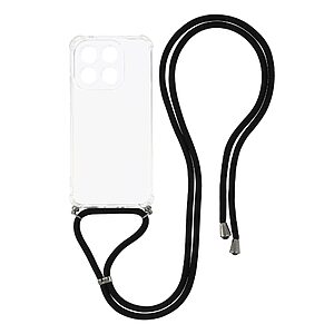 ΘΗΚΕΣ ΚΙΝΗΤΩΝ ΑΞΕΣΟΥΑΡ LG Q6 29 Θήκη Xiaomi 15T 5G - OEM - Πλάτη TPU - Διάφανο - Λουράκι