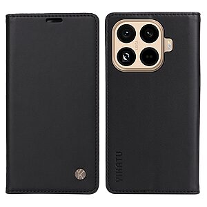 ΘΗΚΕΣ ΚΙΝΗΤΩΝ ΑΞΕΣΟΥΑΡ HTC Desire 310 25 Θήκη Xiaomi 15T Pro 5G - YIKATU - Flip Πορτοφόλι από Συνθετικό Δέρμα (PU) με TPU - Μαύρο - Wallet/Stand