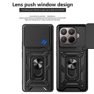 ΘΗΚΕΣ ΚΙΝΗΤΩΝ ΑΞΕΣΟΥΑΡ LG G4c 32 Θήκη Xiaomi 15T Pro 5G - OEM - Σκληρή Θήκη PC+TPU - Ασημί - Stand - Εικόνα 2