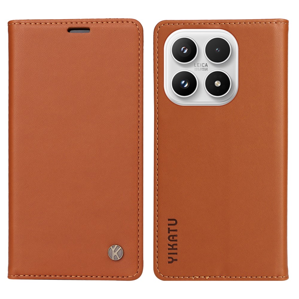 Θήκη Xiaomi 17 5G - YIKATU - Flip Πορτοφόλι από Συνθετικό Δέρμα (PU) με TPU - Καφέ - Wallet/Stand Θήκη Xiaomi 17 5G - YIKATU - Flip Πορτοφόλι από Συνθετικό Δέρμα (PU) με TPU - Καφέ - Wallet/Stand