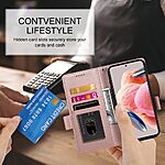 Θήκη Xiaomi 17 5G - OEM - Flip Πορτοφόλι από Συνθετικό Δέρμα (PU) με TPU - Ροζ Χρυσό - Wallet/Stand - Εικόνα 8