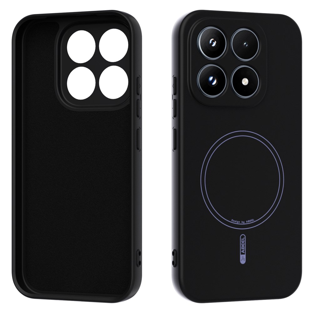 Θήκη Xiaomi 17 5G - ABEEL - Πλάτη Σιλικόνης - Μαύρο - MagSafe Θήκη Xiaomi 17 5G - ABEEL - Πλάτη Σιλικόνης - Μαύρο - MagSafe