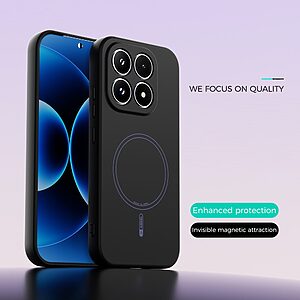 ΘΗΚΕΣ ΚΙΝΗΤΩΝ ΑΞΕΣΟΥΑΡ LG G4c 48 Θήκη Xiaomi 17 5G - ABEEL - Πλάτη Σιλικόνης - Μαύρο - MagSafe - Εικόνα 2