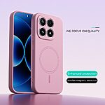 Θήκη Xiaomi 17 5G - ABEEL - Πλάτη Σιλικόνης - Ροζ - MagSafe - Εικόνα 2