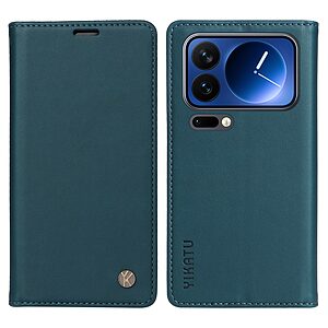 Θήκη Xiaomi 17 Pro 5G - YIKATU - Flip Πορτοφόλι από Συνθετικό Δέρμα (PU) με TPU - Πράσινο - Wallet/Stand