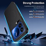 Θήκη Xiaomi 17 Pro 5G - WANLONFENG TQ Series - Σκληρή Θήκη PC+TPU - Γκρι - MagSafe - Εικόνα 2