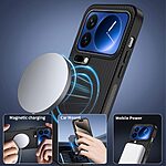 Θήκη Xiaomi 17 Pro 5G - WANLONFENG TQ Series - Σκληρή Θήκη PC+TPU - Γκρι - MagSafe - Εικόνα 4