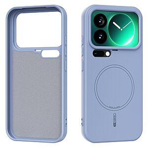 Θήκη Xiaomi 17 Pro 5G - ABEEL - Πλάτη Σιλικόνης - Γαλάζιο - MagSafe