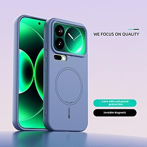 ΘΗΚΕΣ ΚΙΝΗΤΩΝ ΑΞΕΣΟΥΑΡ HUAWEI Y6 2017 48 Θήκη Xiaomi 17 Pro 5G - ABEEL - Πλάτη Σιλικόνης - Γαλάζιο - MagSafe - Εικόνα 2