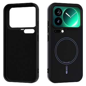 Θήκη Xiaomi 17 Pro 5G - ABEEL - Πλάτη Σιλικόνης - Μαύρο - MagSafe