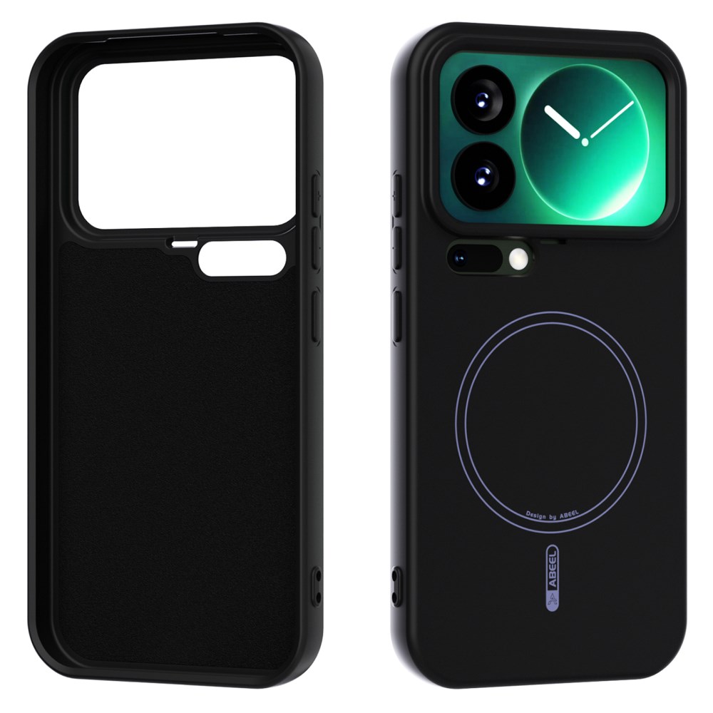Θήκη Xiaomi 17 Pro 5G - ABEEL - Πλάτη Σιλικόνης - Μαύρο - MagSafe Θήκη Xiaomi 17 Pro 5G - ABEEL - Πλάτη Σιλικόνης - Μαύρο - MagSafe