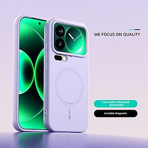 ΘΗΚΕΣ ΚΙΝΗΤΩΝ ΑΞΕΣΟΥΑΡ HUAWEI Y6 2017 54 Θήκη Xiaomi 17 Pro 5G - ABEEL - Πλάτη Σιλικόνης - Μωβ - MagSafe - Εικόνα 2