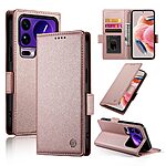 Θήκη Xiaomi 17 Pro Max 5G - OEM - Flip Πορτοφόλι από Συνθετικό Δέρμα (PU) με TPU - ροζ χρυσό - Wallet/Stand - Εικόνα 4