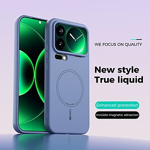 Θήκες Κινητών Αξεσουάρ Xiaomi Redmi 5 42 Θήκη Xiaomi 17 Pro Max 5G - ABEEL - Πλάτη Σιλικόνης - Γαλάζιο - MagSafe - Εικόνα 2