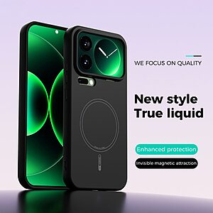 Θήκες Κινητών Αξεσουάρ Xiaomi Redmi 5 44 Θήκη Xiaomi 17 Pro Max 5G - ABEEL - Πλάτη Σιλικόνης - Μαύρο - MagSafe - Εικόνα 2