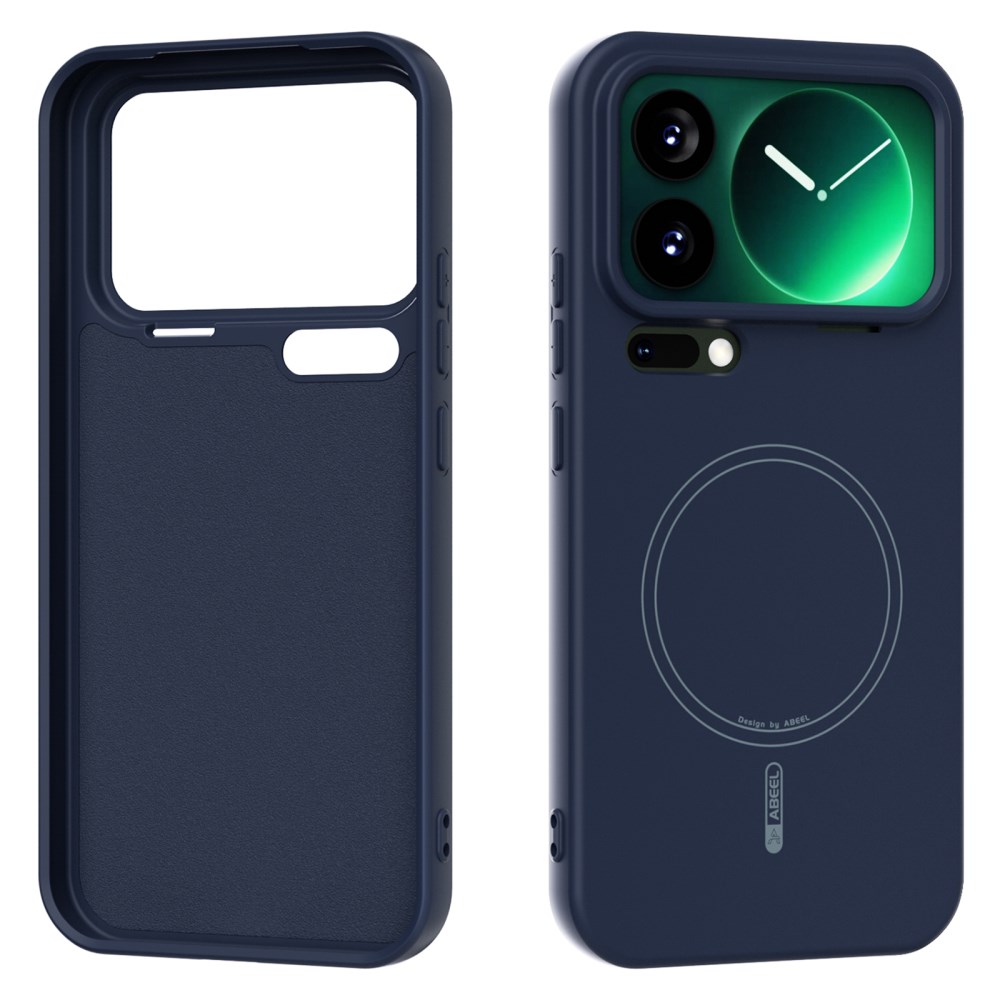 Θήκη Xiaomi 17 Pro Max 5G - ABEEL - Πλάτη Σιλικόνης - μπλε σκούρο - MagSafe Θήκη Xiaomi 17 Pro Max 5G - ABEEL - Πλάτη Σιλικόνης - μπλε σκούρο - MagSafe