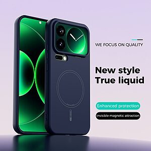 Θήκες Κινητών Αξεσουάρ Xiaomi Redmi 5 46 Θήκη Xiaomi 17 Pro Max 5G - ABEEL - Πλάτη Σιλικόνης - μπλε σκούρο - MagSafe - Εικόνα 2