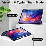 Θήκη Xiaomi Redmi Pad 2 - OEM - Flip Θήκη από Συνθετικό Δέρμα (PU) με PC - Μπλε - Auto Wake & Sleep/Stand - Εικόνα 3