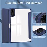 Θήκη Xiaomi Redmi Pad 2 - OEM - Flip Θήκη από Συνθετικό Δέρμα (PU) με PC - Μπλε - Auto Wake & Sleep/Stand - Εικόνα 5